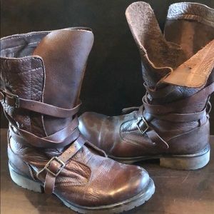 Steve Madden slouchy leather boots